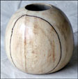 spalted beech vase