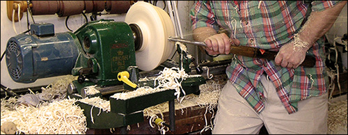 Martin Dudley woodturning